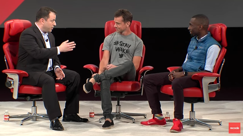 Illustration for article titled Sweet Jesus, Twitter CEO Jack Dorsey's #StayWoke Shirt Is Incredibly EmbarrassingÂ